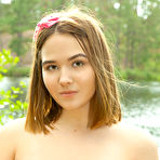 Fourth pic of Hottest Cute and extremely sexy teen girl loves stripping off her cute clothes and undies while posing by the lake. by ShavedTeenGirls.com