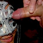 Second pic of Masked Courtesans Spunkfest ⁄ BritBuk: British Bukkake