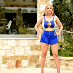 First pic of Alexsis Faye Blue Top And Stiletto Heels - Prime Curves