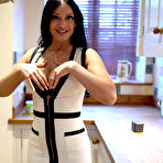 First pic of Hot Cassie Clarke strips out of her tight white dress