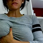 Fourth pic of Amazing huge natural boobs milf masturbating solo on cam - AmateurPorn