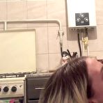 Fourth pic of Tattooed blonde babe gives an incredible blowjob - AmateurPorn