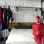 First pic of Rubberdomina | Red Latex Mask 