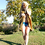 Third pic of Meet Madden Velvet Thong In The Park nude pics - Bunnylust.com