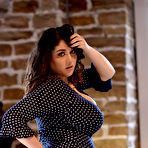 Second pic of Bella Brewer Polka Dot Dress Nothing But Curves - Prime Curves