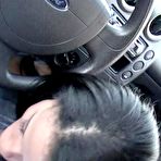 First pic of Hugos Sex-Club | Valensina, genannt "Teen Drecksau mit geiler Fotze" bläst während der Fahrt im Auto und wird gefickt