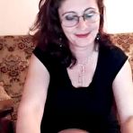 First pic of Voluptuous milf webcam chatting and dildo fucking her hairy pussy - AmateurPorn