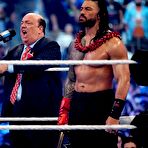 First pic of EXCLUSIVE PHOTOS OF ROMAN REIGNS’ HISTORIC VICTORY OVER BROCK LESNAR AT WRESTLEMANIA – Heyman Hustle