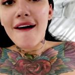 First pic of Gorgeous busty inked up babe gets stuffed by a big dick - AmateurPorn