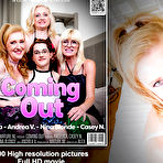 Fourth pic of Mature Angelica, Andrea and Nina Blonde found out that young Casey N. is a lesbian - Mature.nl