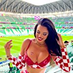 First pic of Bombshell Ivana Knoll looks stunning while supporting Croatia at FIFA World Cup