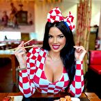 Second pic of Bombshell Ivana Knoll looks stunning while supporting Croatia at FIFA World Cup