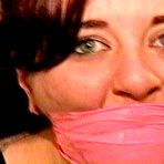 First pic of tied-and-gagged.com | 23 YR OLD REAL ESTATE BROKER IS WRAP BONDAGE TAPE GAGGED, MOUTH STUFFED, CLEAVE GAGGED, HANDGAGGED, BANDANNA GAGGED, GAGS ON A SPONGE, GAG-TALKING, NYLON COVERED BARE FEET AND TIED TO A CHAIR