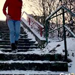 First pic of got2pee - Over The Icy Steps