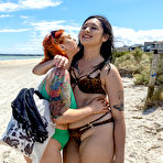 First pic of Sylvia Rose And Trixie Beachcombers Girls Out West - Curvy Erotic