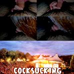 First pic of amateurlydia | COCKSUCKING AT FESTIVAL TENT