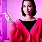 First pic of Russian Smokers | Beautiful Yulia is smoking 120mm cork cigarette