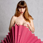 Fourth pic of Wildflower Pink Fan Nude Muse - Cherry Nudes