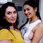 First pic of Big breasted Josephine James first experience with a hot young girl