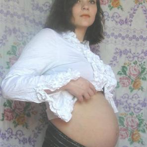 Pregnant Teen Belly Tease #300572