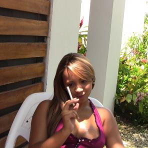 Topless With Her Menthol #465459