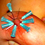 Second pic of Ebony Amateur Needle Torture