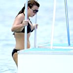 Second pic of Coleen Rooney sexy in black bikini in Barbados