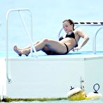 Third pic of Coleen Rooney sexy in black bikini in Barbados