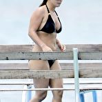 Fourth pic of Coleen Rooney sexy in black bikini in Barbados