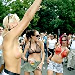 Third pic of Berlin Public Bangers - Shameless Celia Jones And Sophie Logan On Fuck Parade