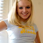 Third pic of Everyone loves a blonde like Skye who loves to tease with her tight teen body