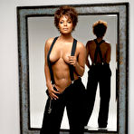 First pic of Young Janet Jackson posing sexy and braless