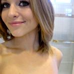 First pic of Blonde taking sexy self-shot pictures of her naked body