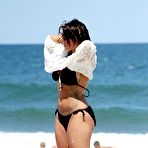 First pic of Deena Nicole Cortese in black bikini on the beach