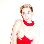 First pic of Miley Cyrus see through and topless posing photos