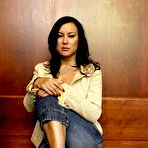 Fourth pic of Busty Jennifer Tilly sexy posing photoshoot