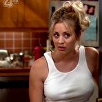 Third pic of Kaley Cuoco hard nipples and cleavage in The Big Bang Theory