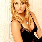 Fourth pic of Kaley Cuoco sexy posing scans from magazines