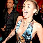 First pic of Miley Cyrus sexy posing at MTV Europe Music Awards