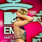 Fourth pic of Miley Cyrus sexy posing at MTV Europe Music Awards