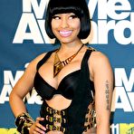 Third pic of Busty Nicki Minaj shows deep cleavage at MTV Movie Awards 2011