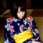 Second pic of Sweet and innocent Japanese av idol Mayu Kamiya shows her amazing body wearing kimono
