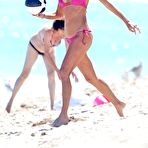 First pic of Victoria Silvstedt sexy in pink bikini
