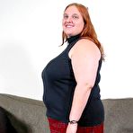 First pic of Hardcore Fatties - Fat Redhead Mature Stripping