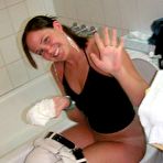 Second pic of BadExGFs.com :: Dirty pics of hot cuties sitting in the WC