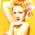 Third pic of Drew Barrymore sexy posing scans from magazines