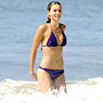 Second pic of Jessica Hart sexy in bikini on the beach