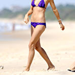 Third pic of Jessica Hart sexy in bikini on the beach