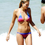 Second pic of Jessica Hart sexy in bikini on the beach