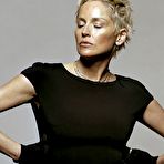 Third pic of Sharon Stone non nude posing scans from magazines